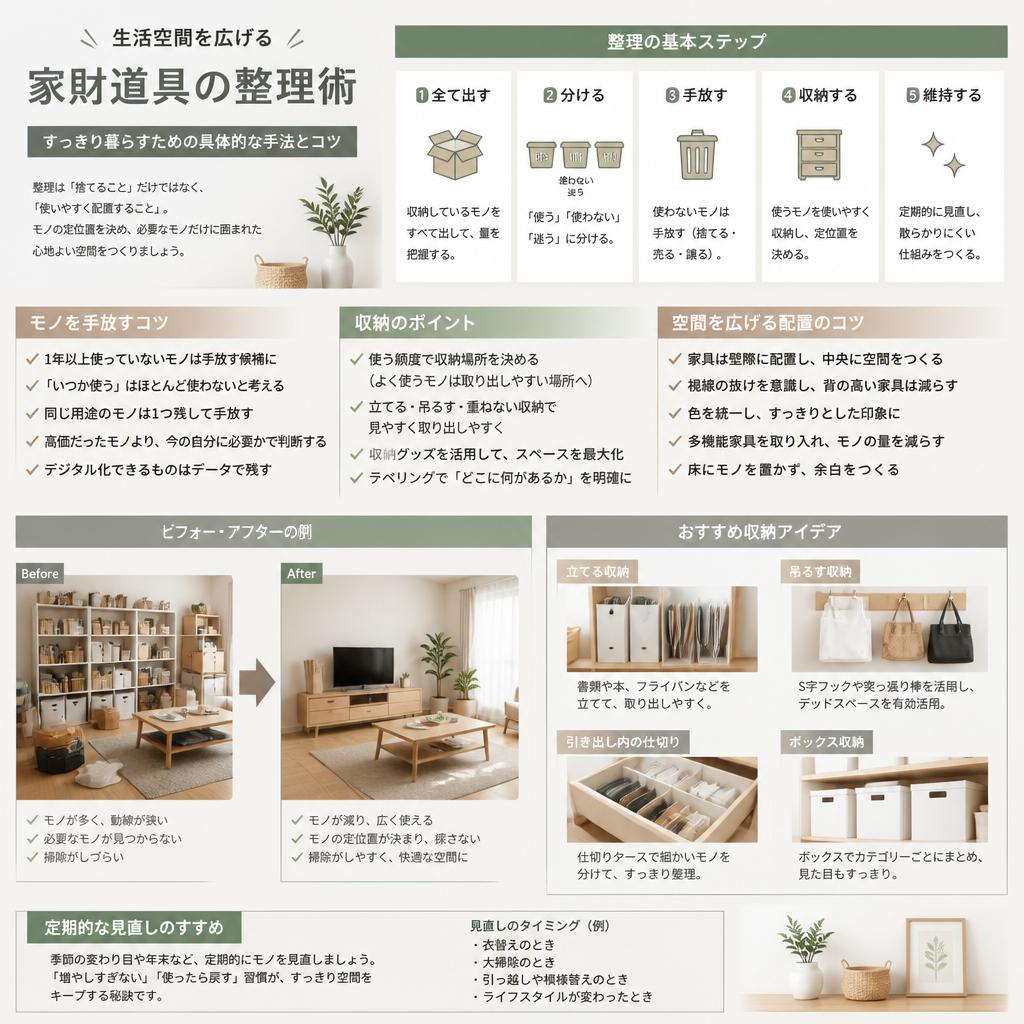 家財道具の整理整頓
