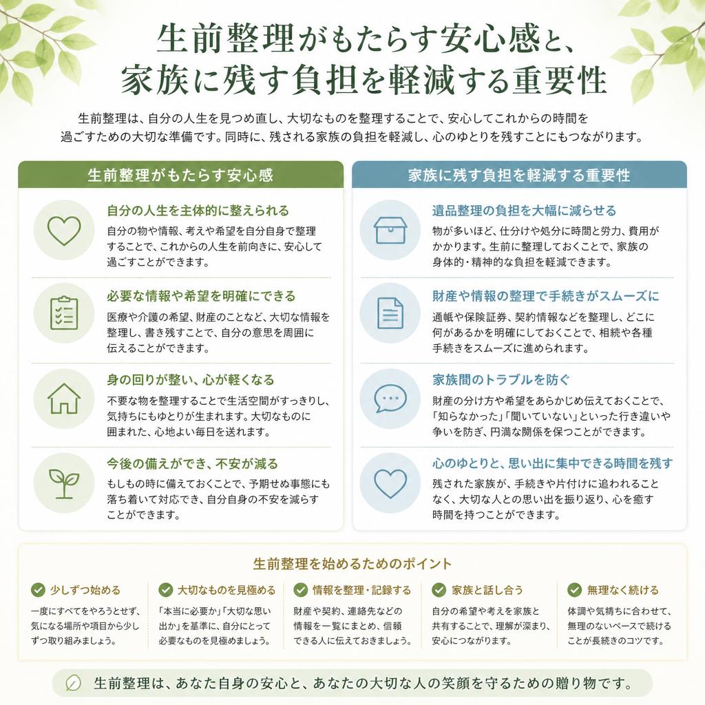 生前整理のすすめ