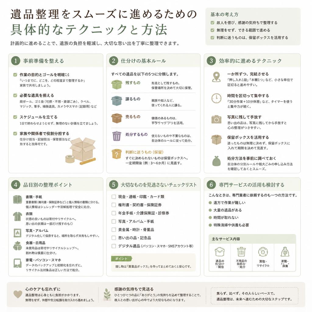 整理整頓のテクニック